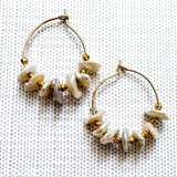 Of the Sea Earrings (Silver Pearl)