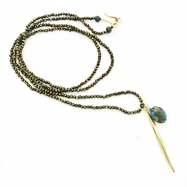 Be the Light Necklace (Pearl)