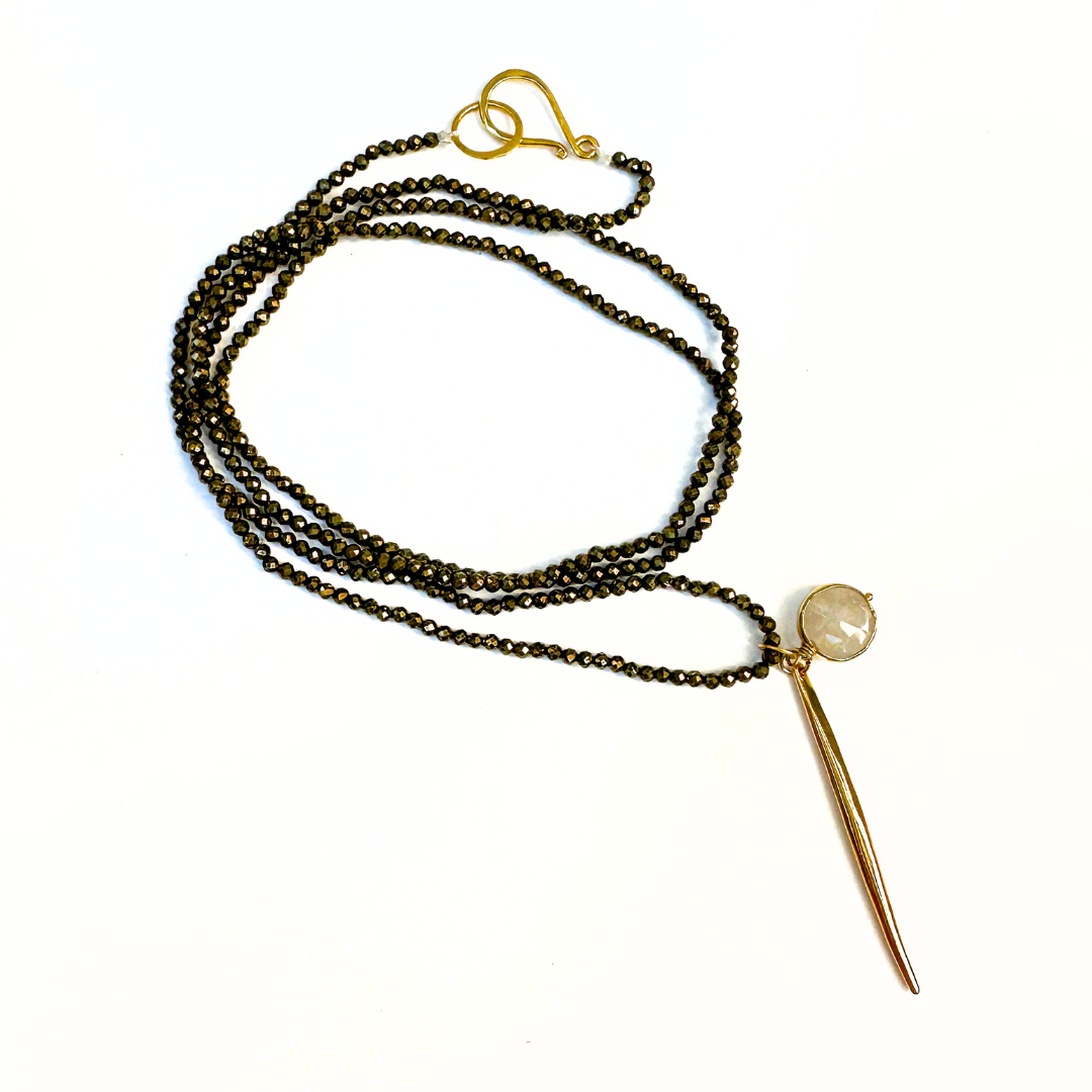 Be the Light Necklace (Pearl)