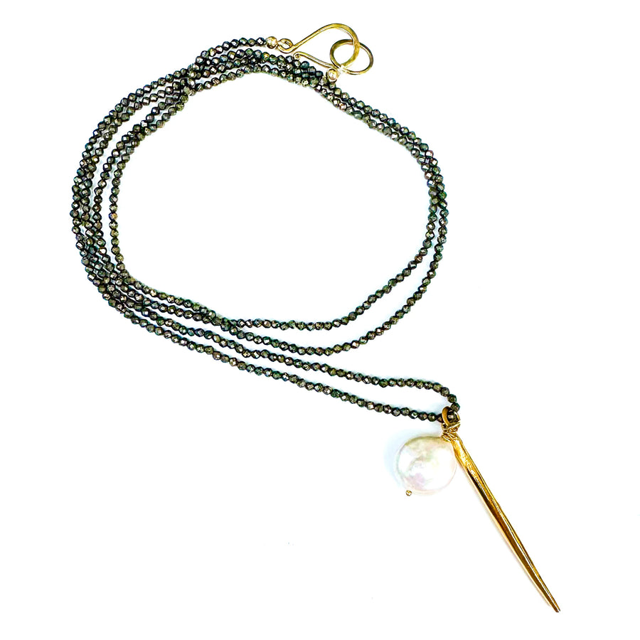 Be the Light Necklace (Pearl)