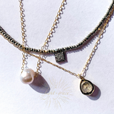 Sweet Pea Pearl Necklace