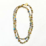 Sea Shimmer Wrap Necklace