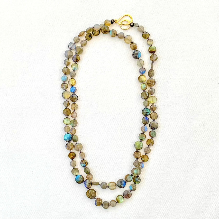 Sea Shimmer Wrap Necklace
