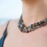 Sea Shimmer Wrap Necklace