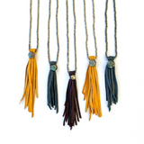 Mountain Lake Tassel Necklace