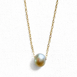 Sweet Pea Pearl Necklace