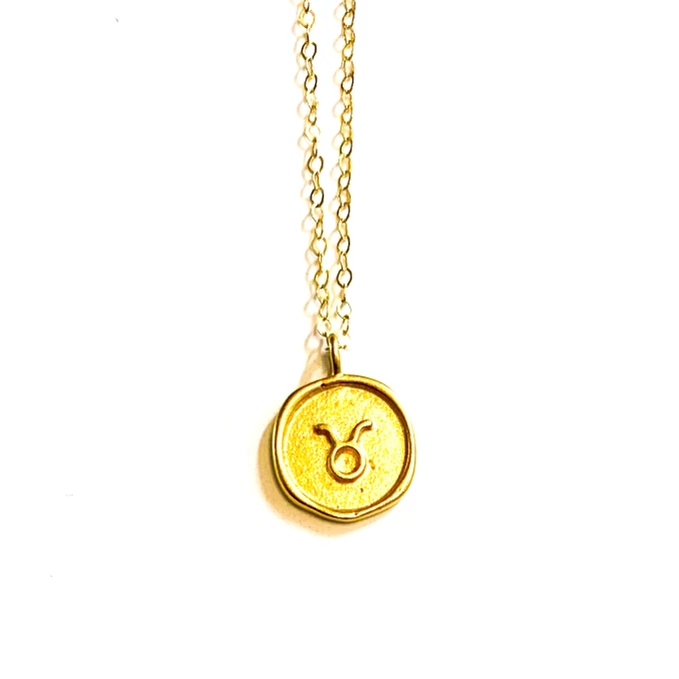 Taurus Symbol Necklace